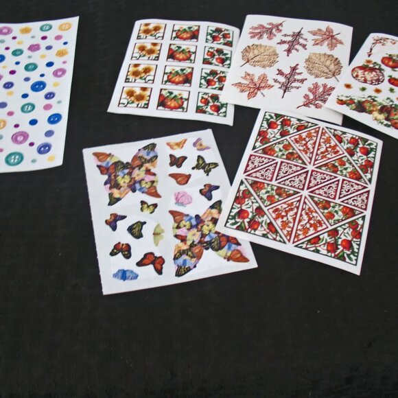 Creative Memories Stickers, Autumn, Butterfly, Buttons, ♥ - Picture 4 of 6